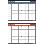 BAZIC 17" X 22" Undated 12-Months Desk Pad Calenda