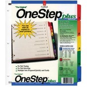 CARDINAL 3-Ring Binder Dividers w/ 5-Color Number