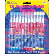 BAZIC US Flag Push A Point Pencil