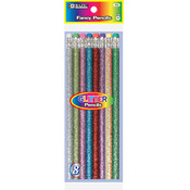 BAZIC Metallic Glitter Wood Pencil with  Eraser