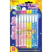 BAZIC Fancy Push-A-Point Pencil with Stamp Top