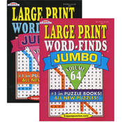 KAPPA Jumbo Large Print Word Finds Puzzle Book(Case of 48)