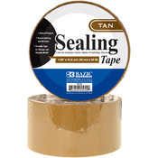 BAZIC 2" X 55 Yards Tan Packing Tape