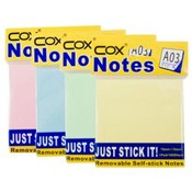 COX 100 Ct. 3" X 3" - Stick On Note