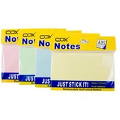 COX - 100 Ct. 3" X 5" Stick On Note