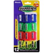 BAZIC Transparent Square Pencil Sharpener