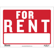 12" X 16" For Rent Sign