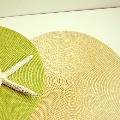 Ivory Round Woven Placemat