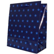 Medium Blue Stars Gift Bag(Case of 36)