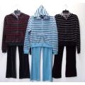 Junior Stripe Velour Set