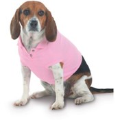 Doggie Skins Baby-Rib Golf Shirt Pink Size Small