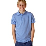 JERZEES Youth Jersey Polo with SpotShield