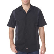 Dickies Adult Industrial Color Block Blended Shirt - Black/