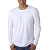 Next Level Premium Fitted Long-Sleeve Crew - White