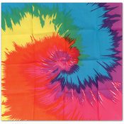 Funky Tie-Dyed Bandanna(Case of 144)