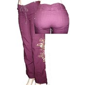 Women's Pants with Embroidery