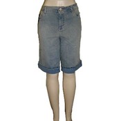 Womens Plus Size Denim  Shorts