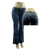 Womens Stretch Clash Jeans