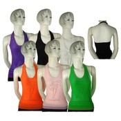 Juniors Seamless Halter Top- Jamaica Design(Case of 12)