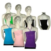 Juniors Seamless String Halter Tops(Case of 12)