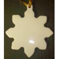 Porcelain - Snowflake Ornament