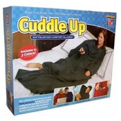 Cuddle Up Red Soft Sleeved Comfort Blanket- Red