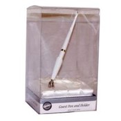 Wilton White Guest Pen And Holder