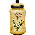 Jar Botanical Garden Porcelain