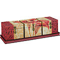 Set of 3 Wooden Boxes Including Stand