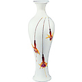 Orange Flower Vase Sanibel Porcelain
