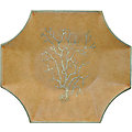 Sandy Porcelain Plate Coastal Surf