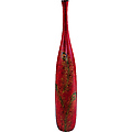 Vase Peacock Red Resin