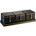 Set of 3 Wooden Box With Stand