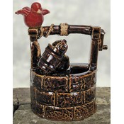 Water Fountain Well With Bird