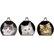 Kitten Compact Mirror w/Display 3 Styles 12 Pieces