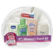 Women's 8 Pc Travel Bag