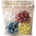Bow 4Pk Confetti 3Astd
