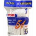 Heavy Duty White Plastic Spoons