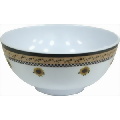 7" Melamine Sunflower Footed Bowl