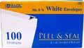 Envelopes White Economy 100Ct