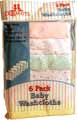 6 pack Baby Washcloths