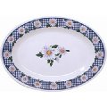 Melamine Plate. Oval. 14"