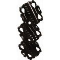 Hair Clips. 6 Pack. Black