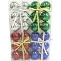 Christmas Balls, 6 per package.  6 cm (2.36")