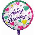 Metallic Balloon Iridescent Birthday