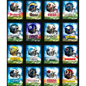 Licensed NFL Clocks - NFC