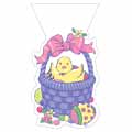 Easter Basket Shaped Cellophane Bags