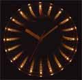 Infinity Tunnel Clock Lamp