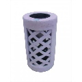 Round Ceramic Solar Path Light