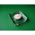 Square LED Candle w/ Clear Holder